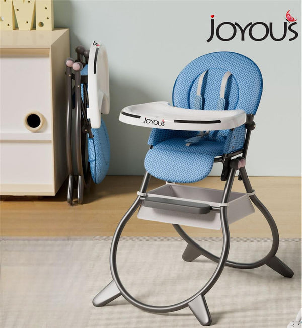 Infantes Collapsible Toddler High Chair Blue