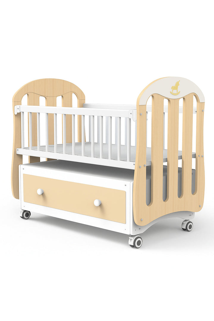 Infantes Baby Wooden Cradle Beige