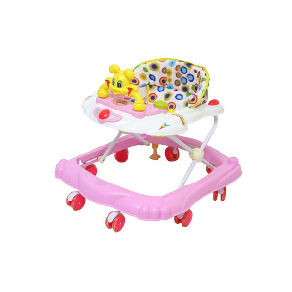 Infantes Baby Walker Pink & White