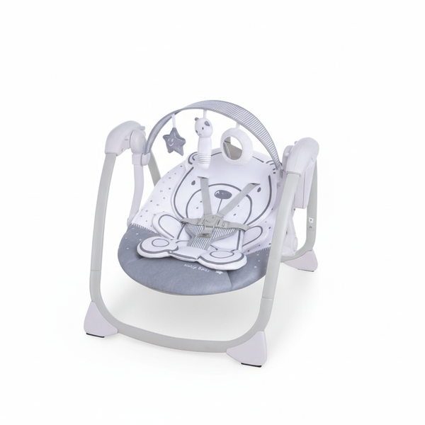 Mastela Deluxe Portable Swing Grey & White