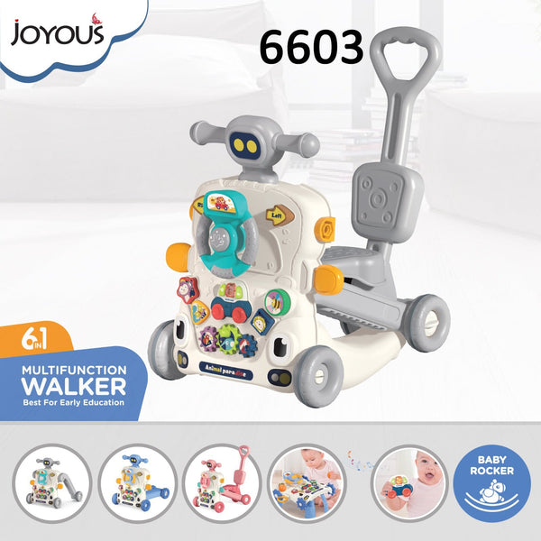 Joyous Activity Walker 6In1 Grey