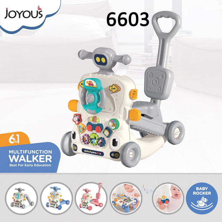 Joyous Activity Walker 6In1 Grey