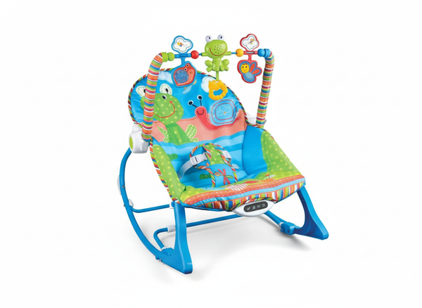 INFANTES BABY ROCKER FROG BLUE