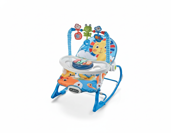 INFANTES BABY ROCKER LION BLUE