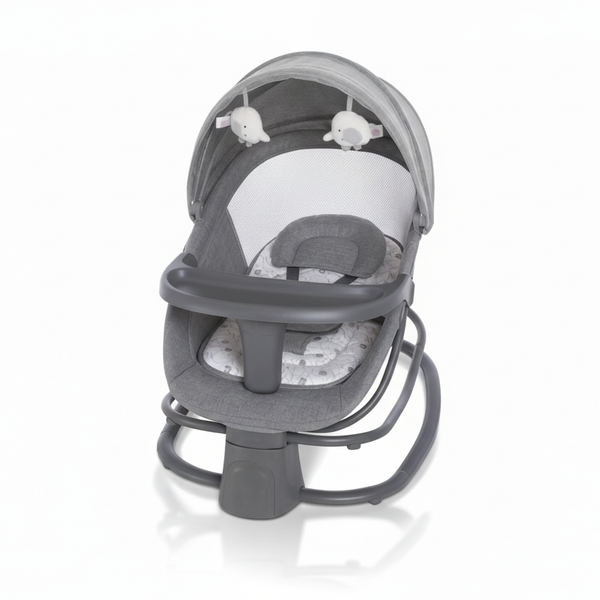 Mastela 4In1 Deluxe Multi Functional Bassinet Dark Grey