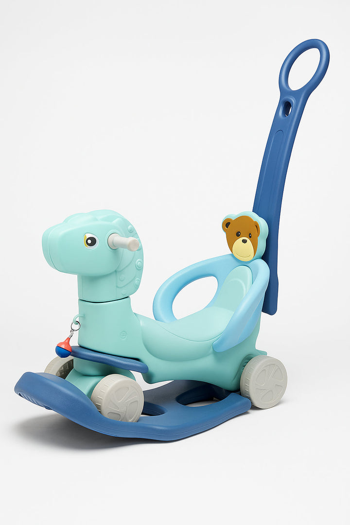 Infantes Baby Rocking Horse With Handle Green