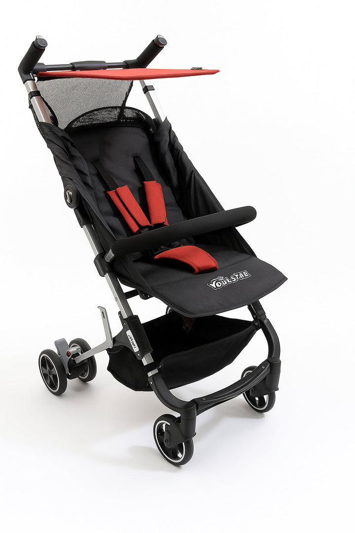 Infantes Baby Stroller Black & Red