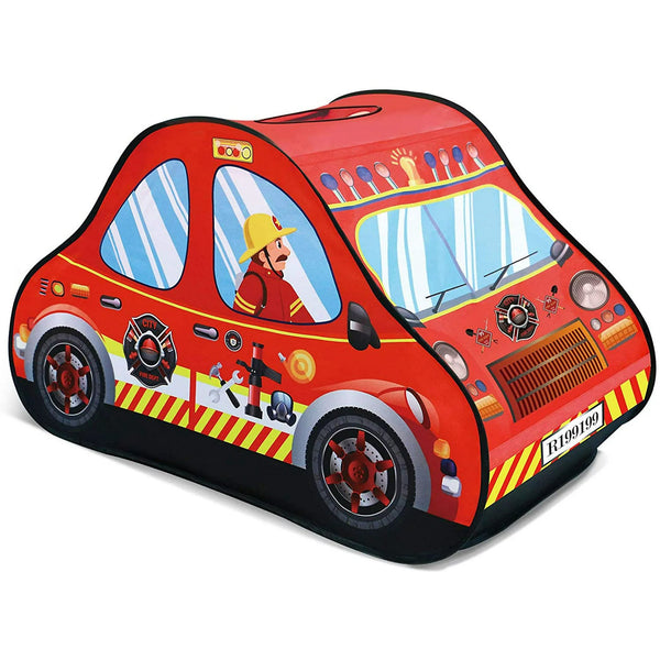 Infantes Kids Play Tent Fire Dept Red