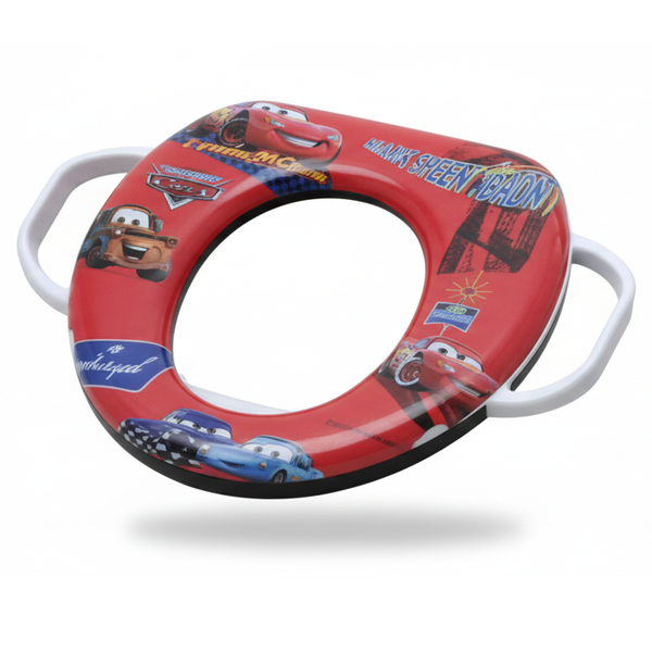 Infantes Baby Foam Potty Trainer Seat Cars Red