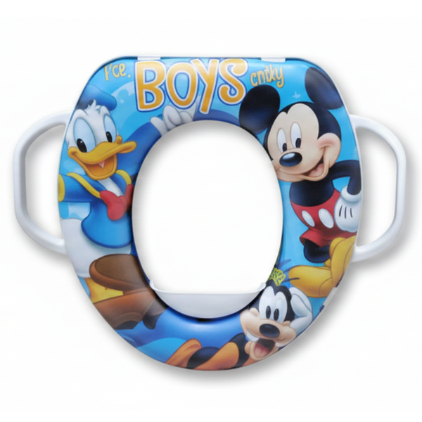 Infantes Baby Foam Potty Trainer Seat Mickey Mouse Blue