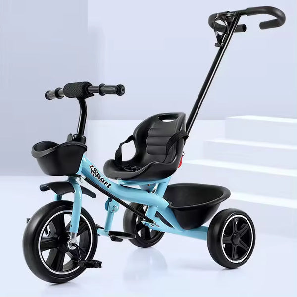Infantes Children'S Pedal Hand Push Tricycle Green