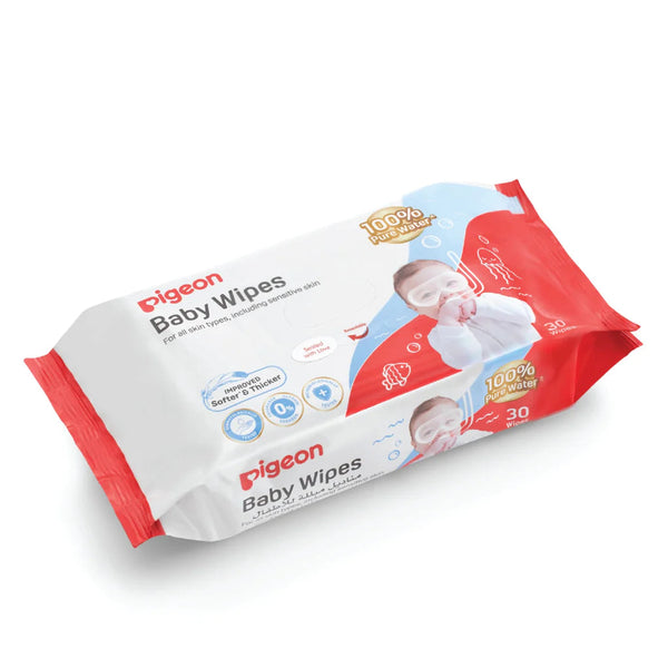 Pigeon Baby Wipes 80 Sheets 100% Pure