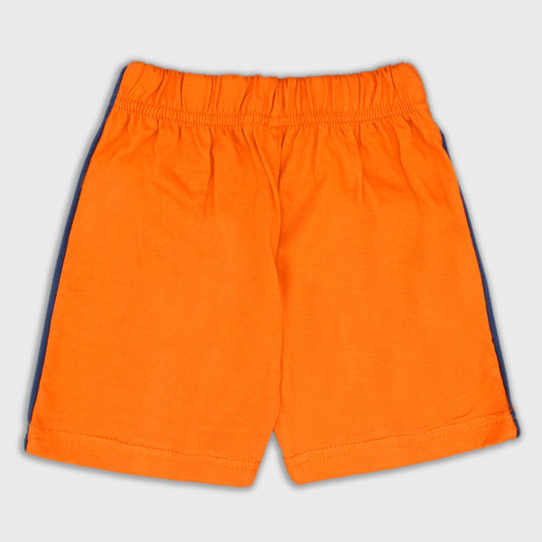 Tiny Trendz Kids- Solid Cotton Shorts Orange
