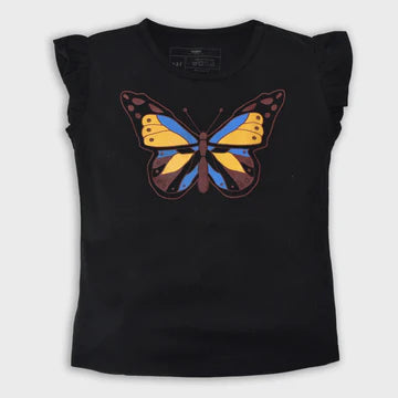 Tiny Trendz Butterfly Top Black