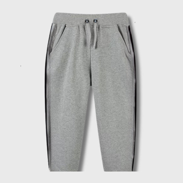 Tiny Trendz Kids Cotton Trousers-Sweatpants Gray