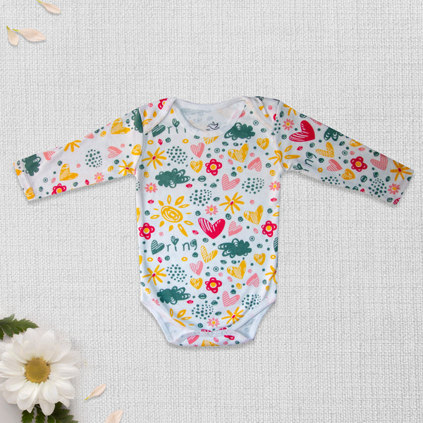 The Nest Colorful Hearts Bodysuit