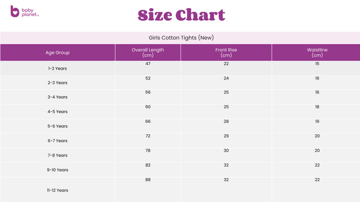 SUNSHINE GIRLS FLEXIBLE FANCY TIGHTS PURPLE 34 11-12Y