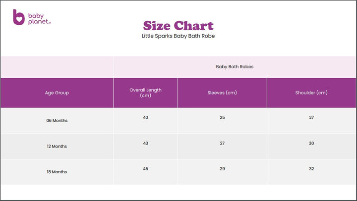 Baby Bathrobe Printed Rabbit (12-18 Months) - Sunshine