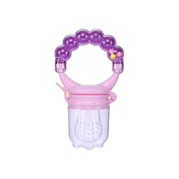 Little Star Food Soother With Rattle Purple