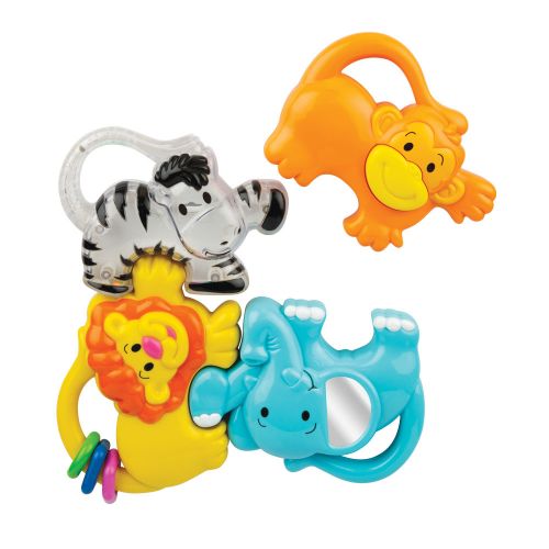 Winfun Rattle Puzzle 4In 1 Jungle Animals