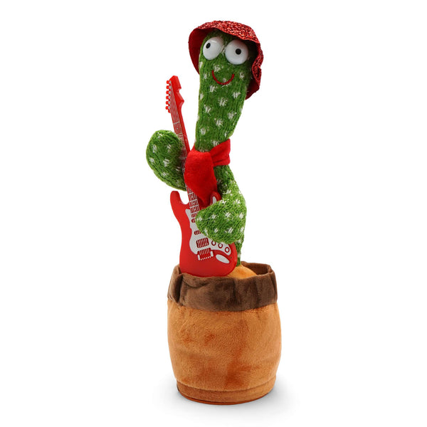 Little Sparks Guitar Red Dancing Cactus Rechargable Musical Plush Toy