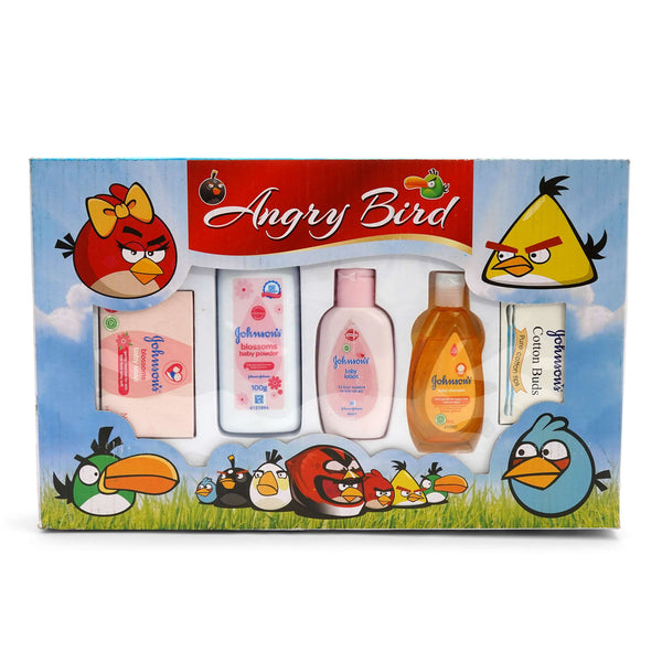 Johnson Baby Pack Of 5 Angry Bird Gift Set