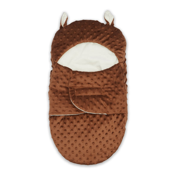 Little Star Baby Bear Style Swaddle Brown