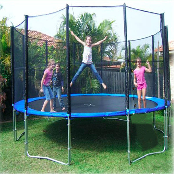 Junior Trampoline Jumping - 12Ft With Stair Net