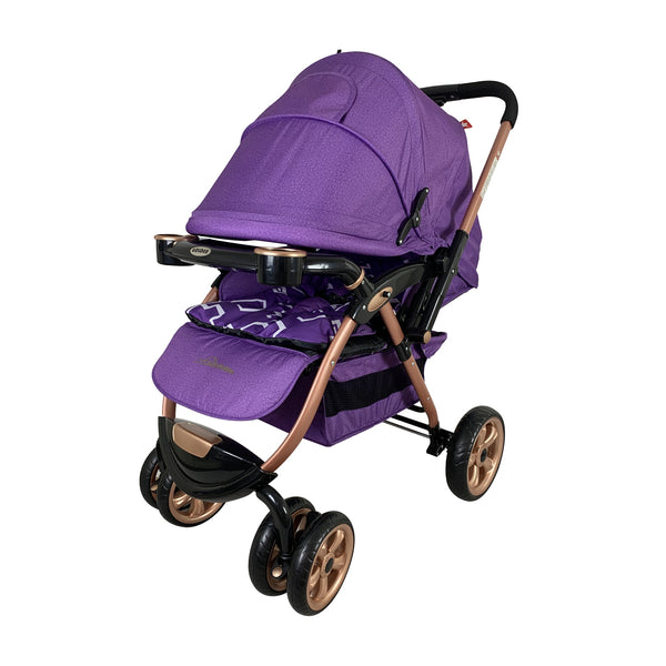 Junior Gold Baby Stroller S-7X-Prpl