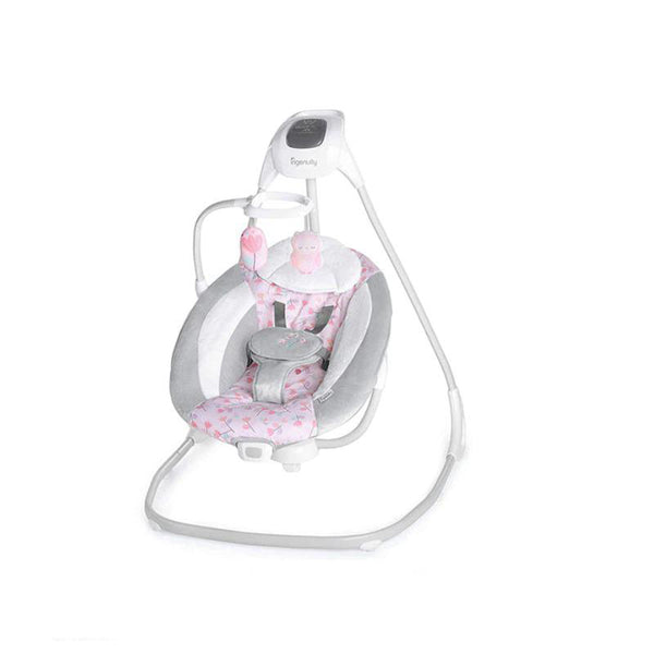 Ingenuity Baby Electric Swig & Rocker Grey & Pink