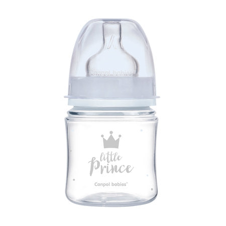 Canpol Babies Anti-Colic Wide Neck Bottle 120Ml Pp Easy Start Prince Blue