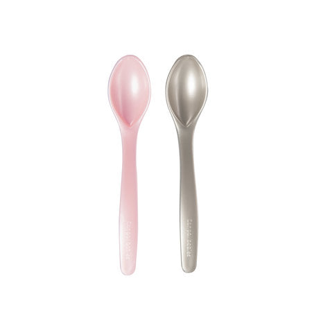 Canpol Babies Spoon 2 Pcs Pink & Grey
