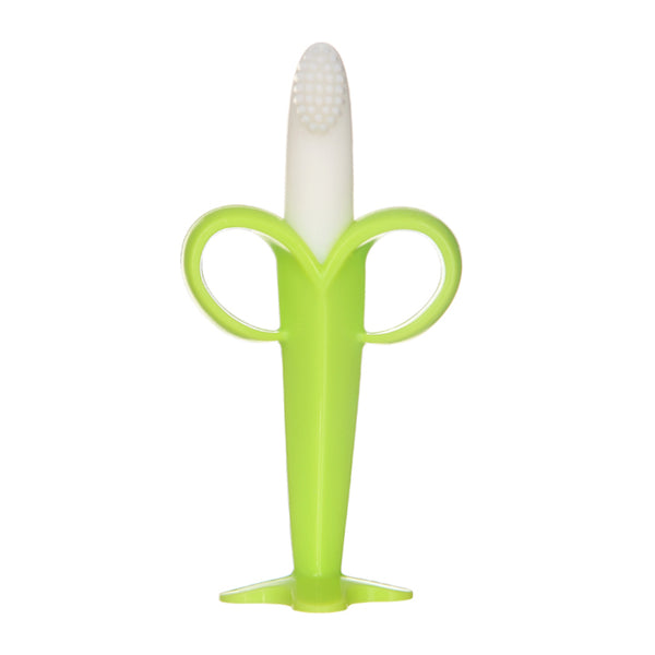 Little Sparks Bendable Banana Toothbrush & Teether Green