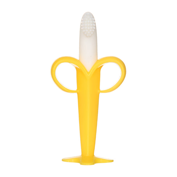 Bendable Banana Toothbrush & Teether Yellow - Sunshine