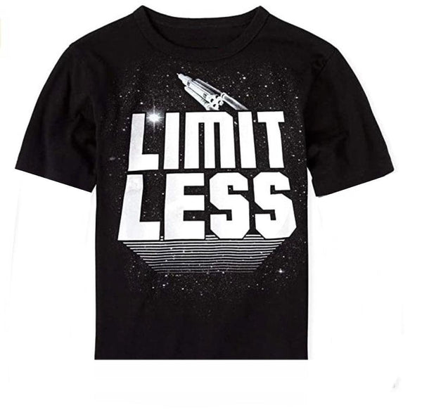 Oolaa Printed T-Shirt Limitless Black