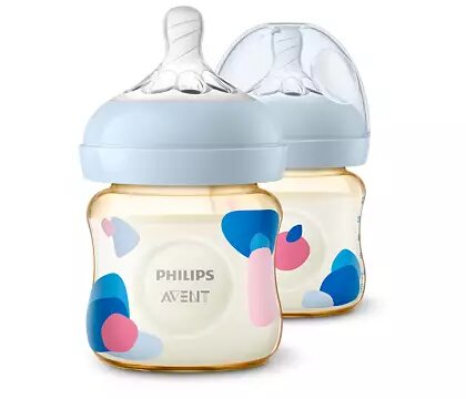 Avent Natural PPSU 125ml Baby Bottle PK2