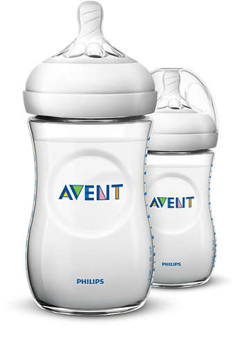 Avent Natural II PP 260ml Feeding Bottle PK2