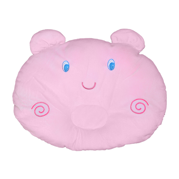 Little Star Baby Pillow Pink Bear