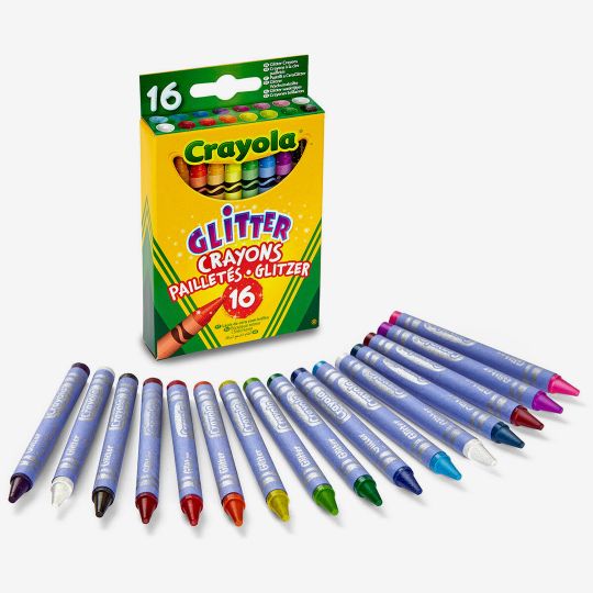 Crayola Glitter Crayons 16 Pcs