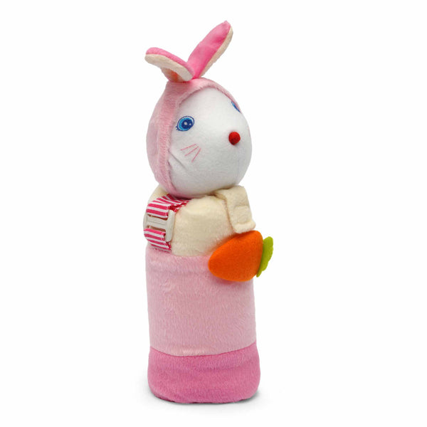 Little Sparks Baby Feeder Cover Rabbit Pink