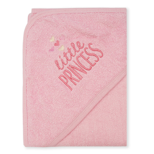 Little Sparks Baby Hooded Towel Pink Little Princess