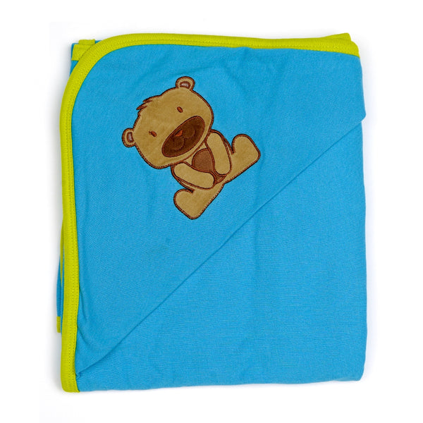 Little Sparks Baby Wrapping Sheet Bear Blue