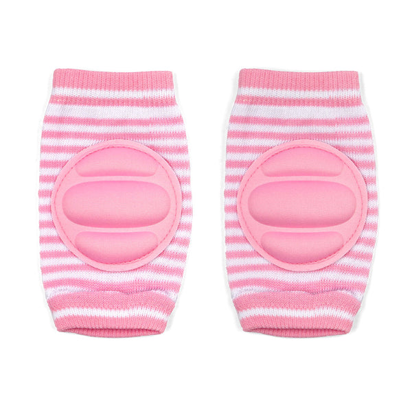 Baby Knee Pads Stripes Pink - Sunshine