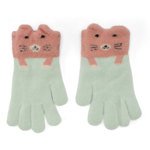 Little Sparks Baby Fleece Gloves Pink & Blue(12-18 Months)