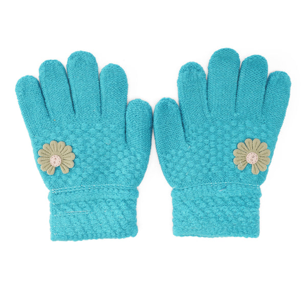 Little Sparks Woolen Gloves Blue