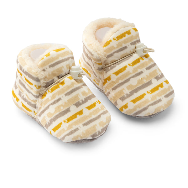 Little Sparks Baby Boot Fleece Beige(0-6 Months)