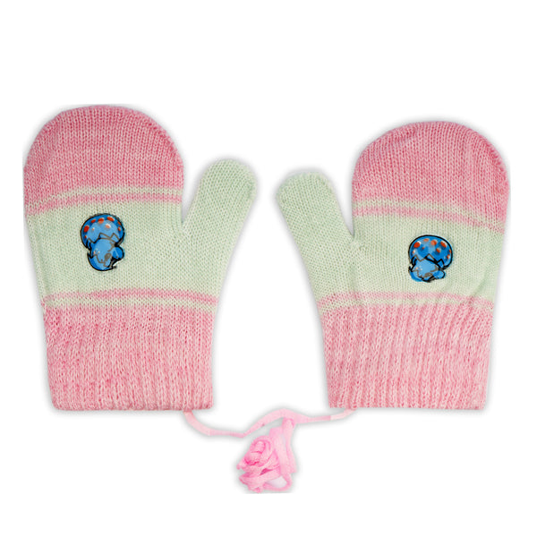 Little Sparks Baby Woolen Gloves Pink(0-1 Year)