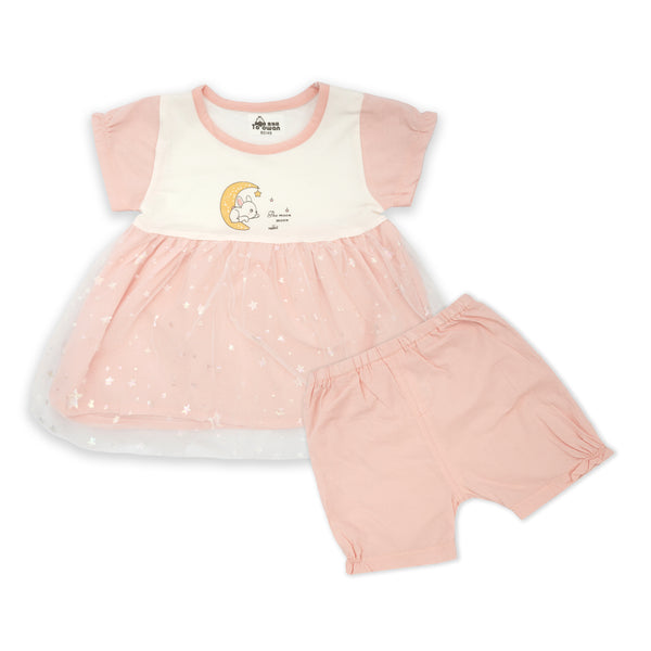 Little Sparks Baby Frock Light Pink Moon