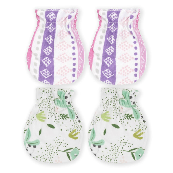 Little Sparks Baby Mittens Set Pack Of 2 Purple