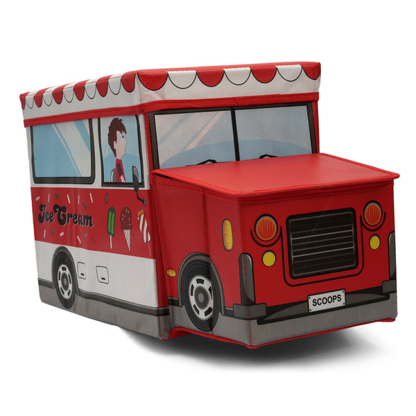 Bus Storage Box Ice Cream Red - Sunshine